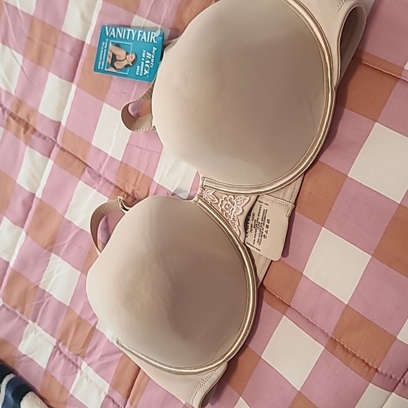 Vanity Fair Women's Cream Bra 44DD - Picture 2 of 11